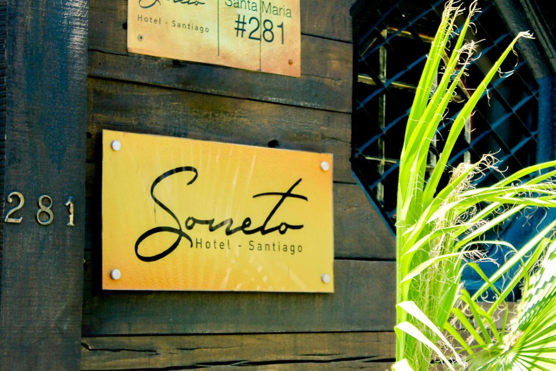 Hotel Sonetto 圣地亚哥 外观 照片